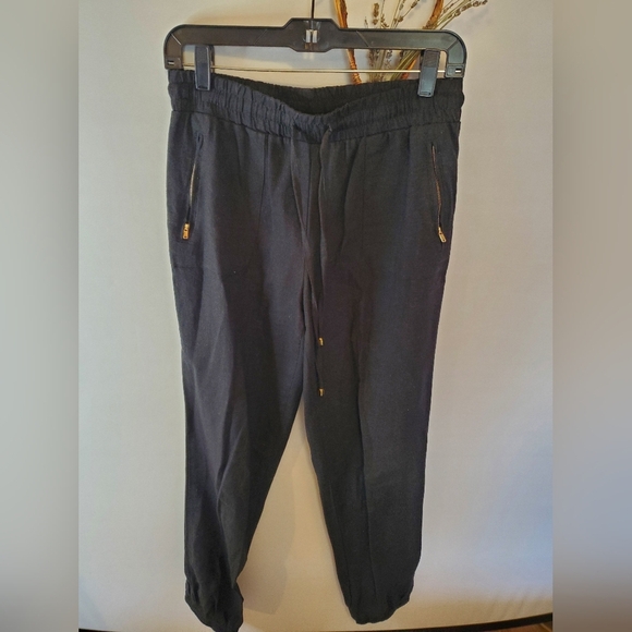 Womens Black Jogger Pants - Picture 4 of 9